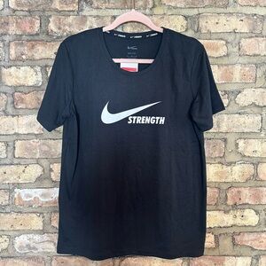 Nike Black Strength Short Sleeve Tee